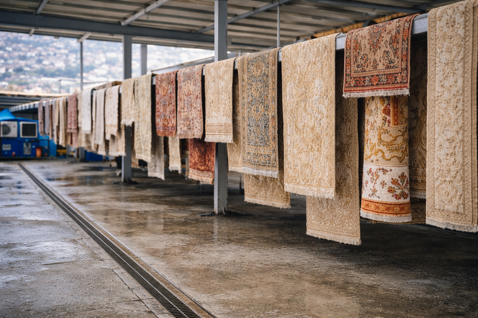 Halı kurutma alanı